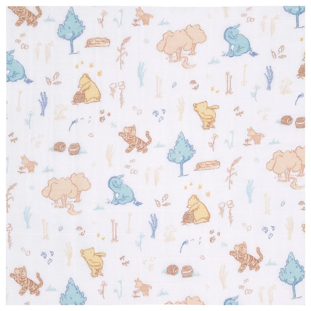 Aden + Anais - 3pc-Set - Muslin Swaddle - L - Winnie The Pooh