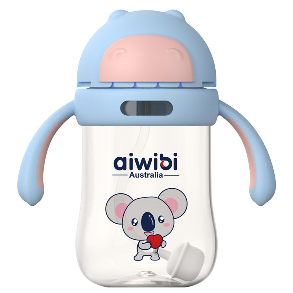 Aiwibi - Baby Water Bottle - Blue - 300 ml