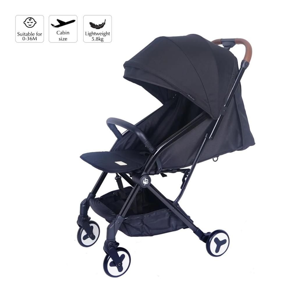 Bumble & Bird - Swyft Travel Lightweight Cabin Stroller - Black