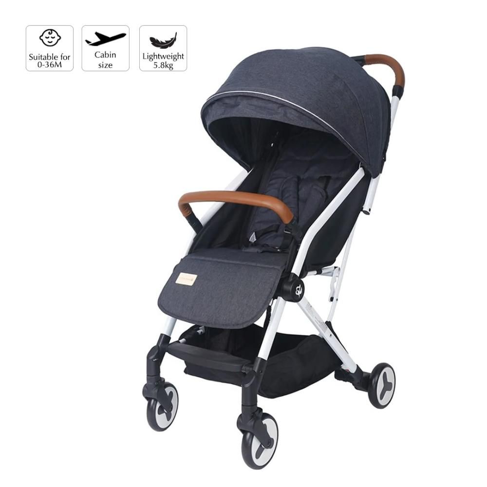 Bumble & Bird - Swyft Travel Lightweight Cabin Stroller - Grey