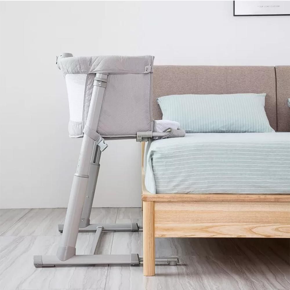 Bumble & Bird - Adjustable Bedside Bassinet W/ Wheels - Grey (Exclusive)