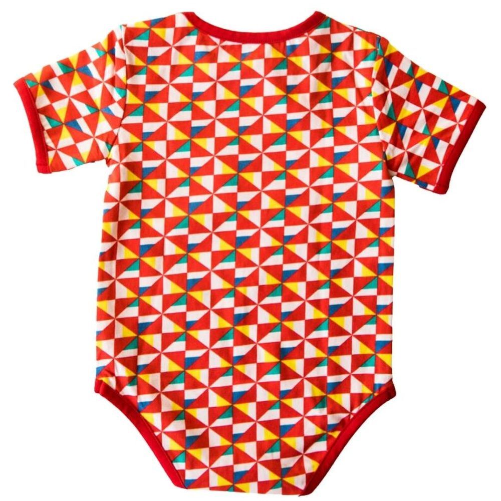 Ola Otter - Short Sleeves Bodysuit - Pinwheel Parade