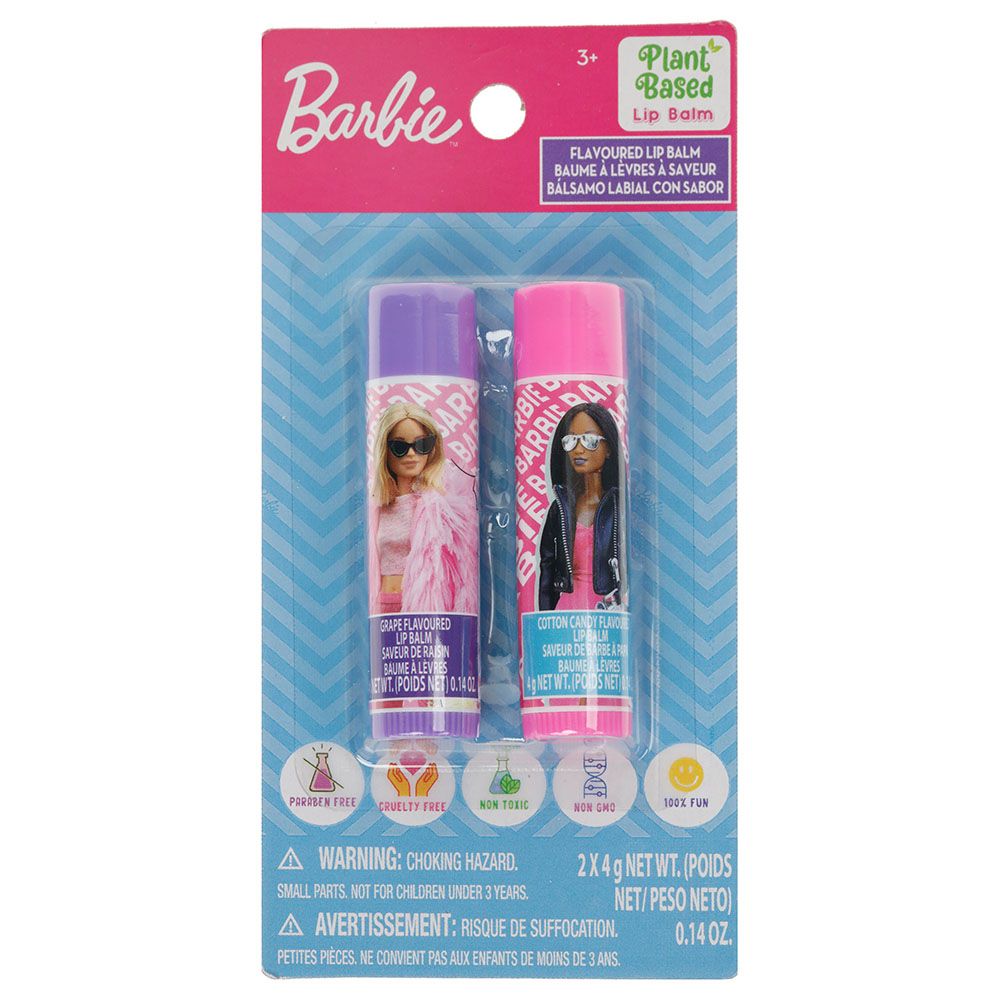 Townleygirl - Barbie Plant Based Lip Balm - 2pcs