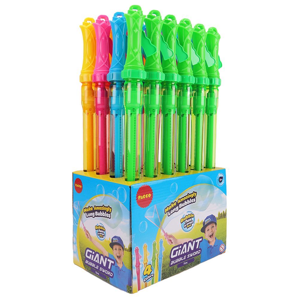 Pacco - Bubble Sticks Shaped Bubble Sword - 24 Pcs - Large