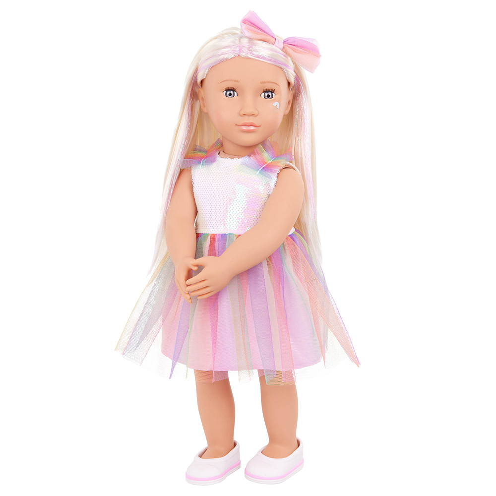 Our Generation Iris Doll With Unicorn Outfit 18 Inch Buy at Best Price from Mumzworld United Arab Emirates