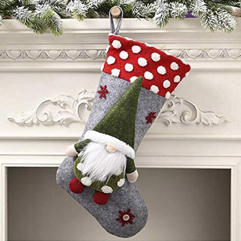 Brain Giggles - Christmas Stocking For Christmas Decoration - Grey