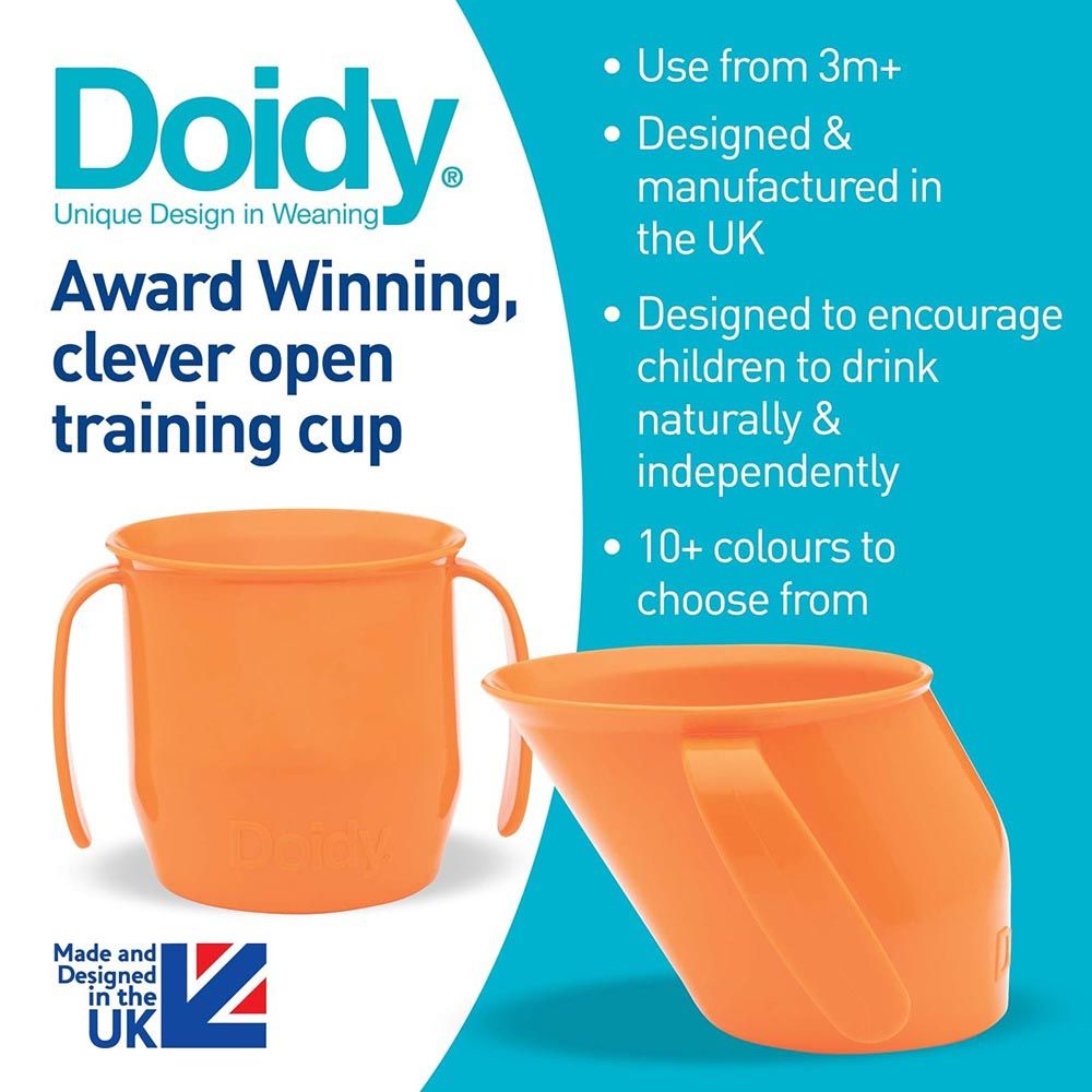 Bickiepegs - Doidy Sippy Cup - Orange - 200 ml