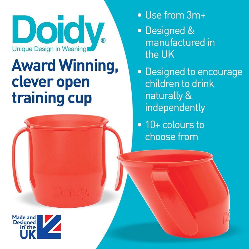 Bickiepegs - Doidy Sippy Cup - Red - 200 ml