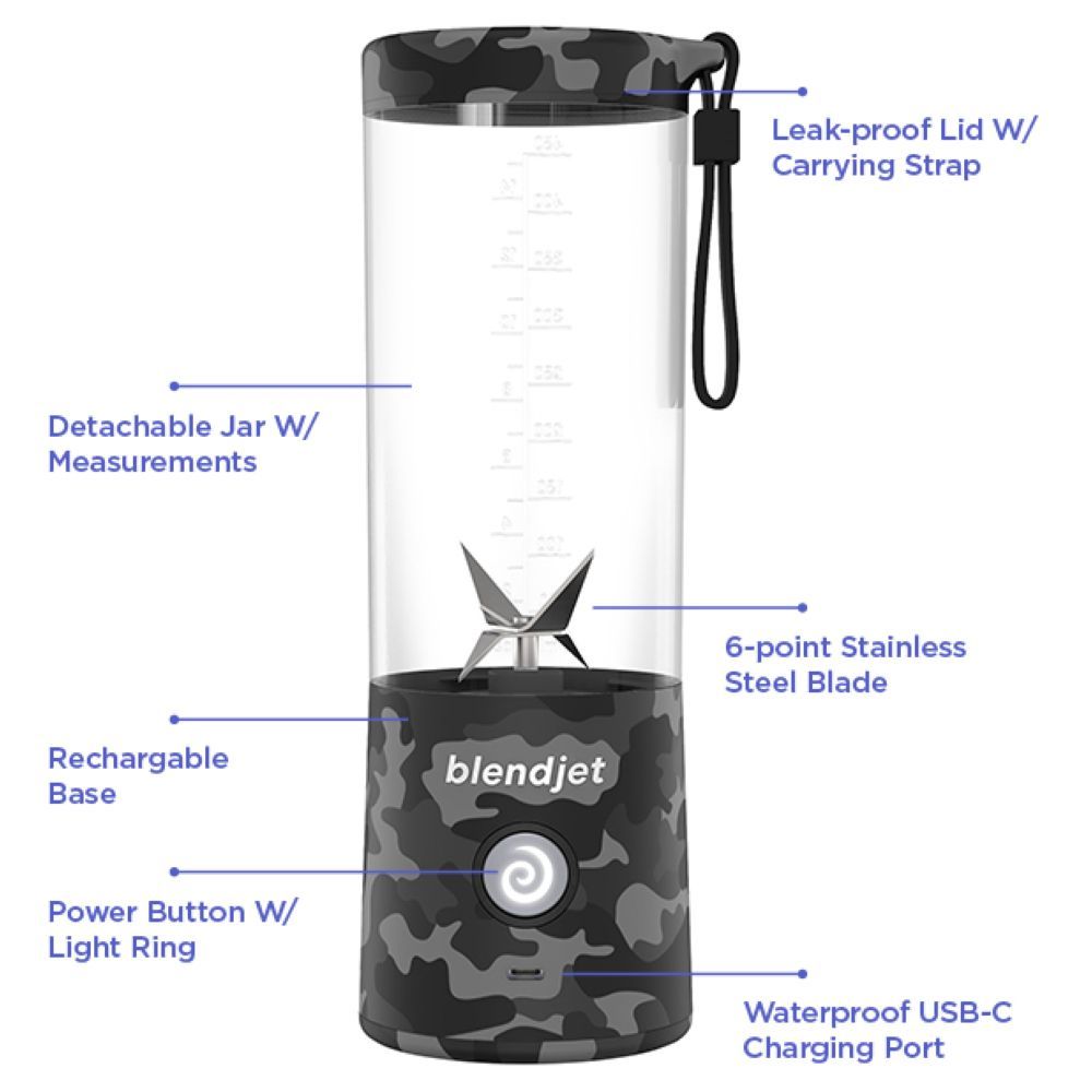 Blendjet - V2 Portable Blender - Urban Camo Print - 475 ml