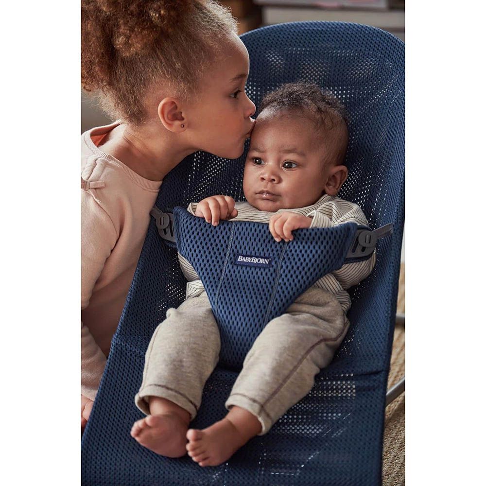 BABYBJORN - Bouncer Bliss Mesh Navy blue