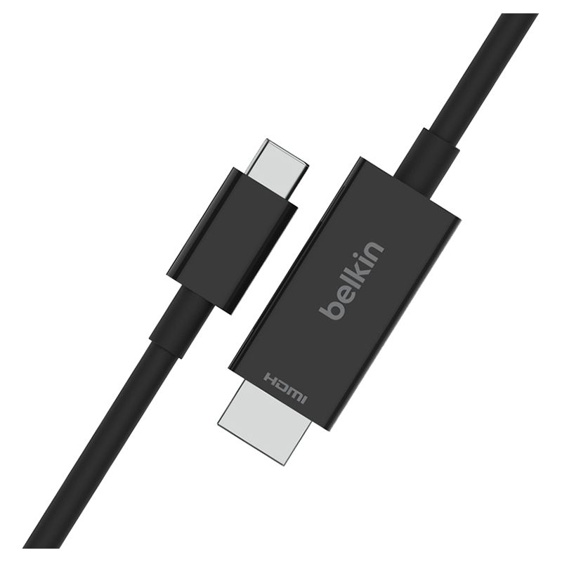 Belkin - USB-C To HDMI 2.1 Cable - Black - 2 m