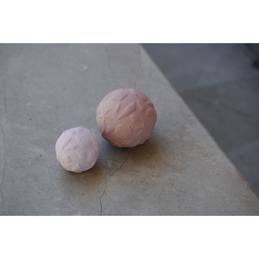 Natruba - Shell Sensory Ball Set - Rose - 2pcs