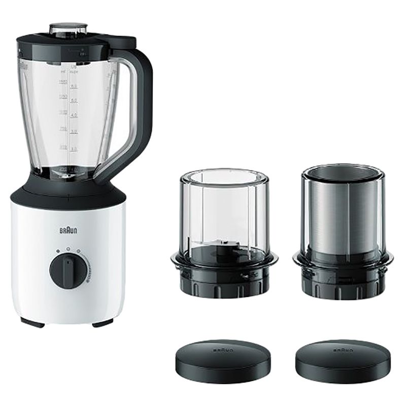 Braun - 3-In-1 500 Watt 2 Speeds Blender w/ Pulse - White/Green