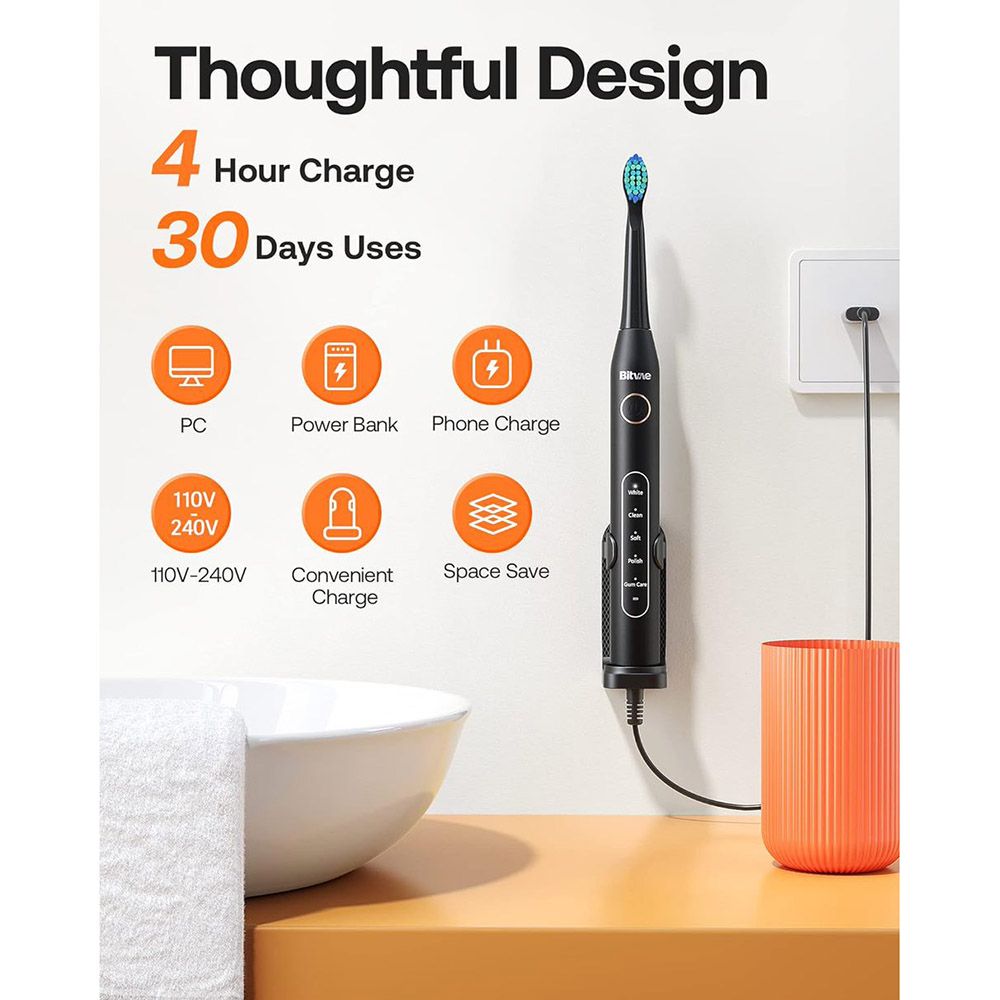 Bitvae - D2 Ultrasonic Electric Toothbrush