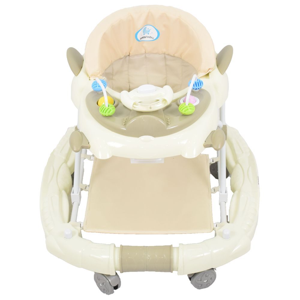 Amla Baby - Bw02C Rocket Rocking Baby Walker - Cream