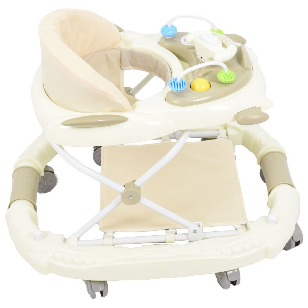 Amla Baby - Bw02C Rocket Rocking Baby Walker - Cream