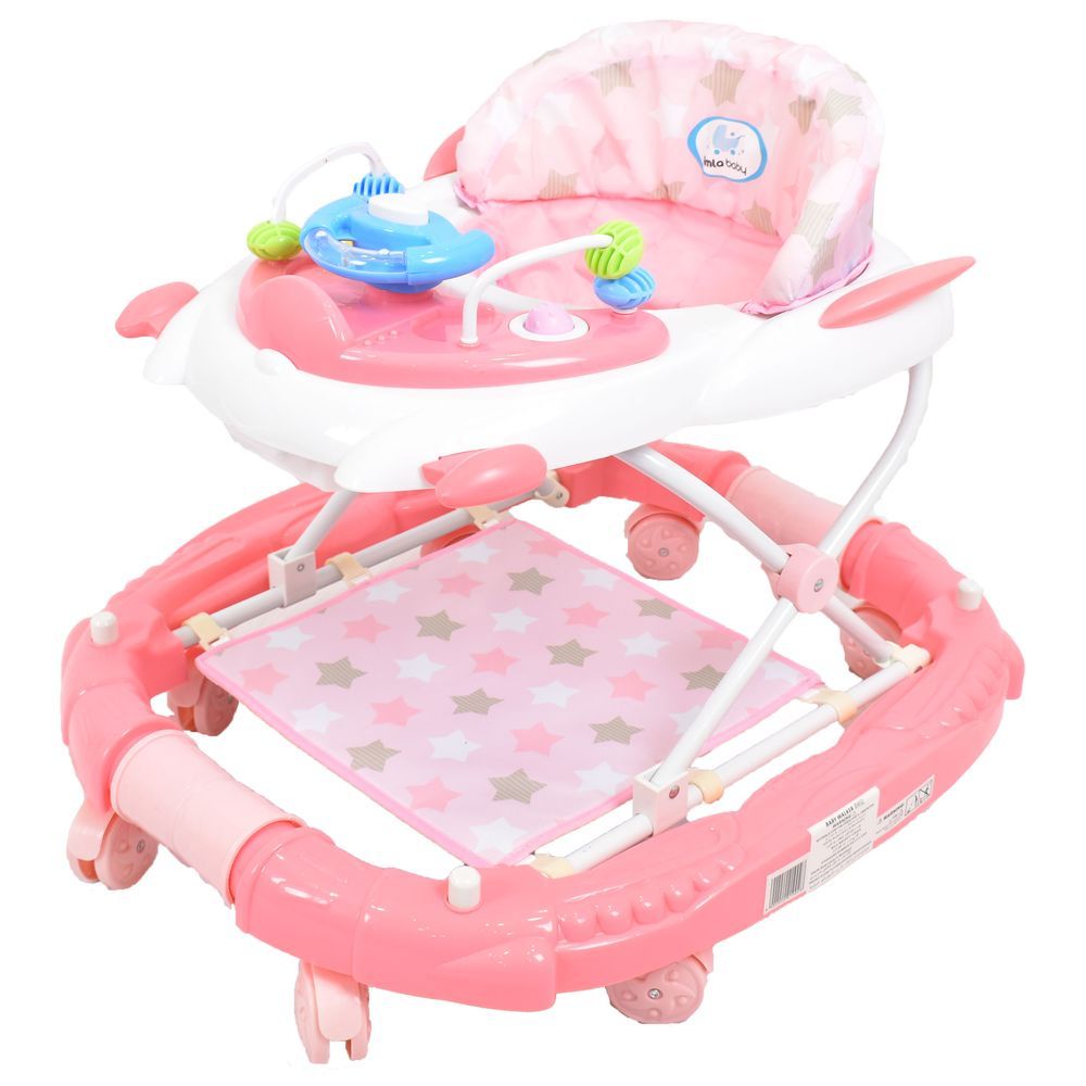 Amla Baby - Bw02P Rocket Rocking Baby Walker - Pink