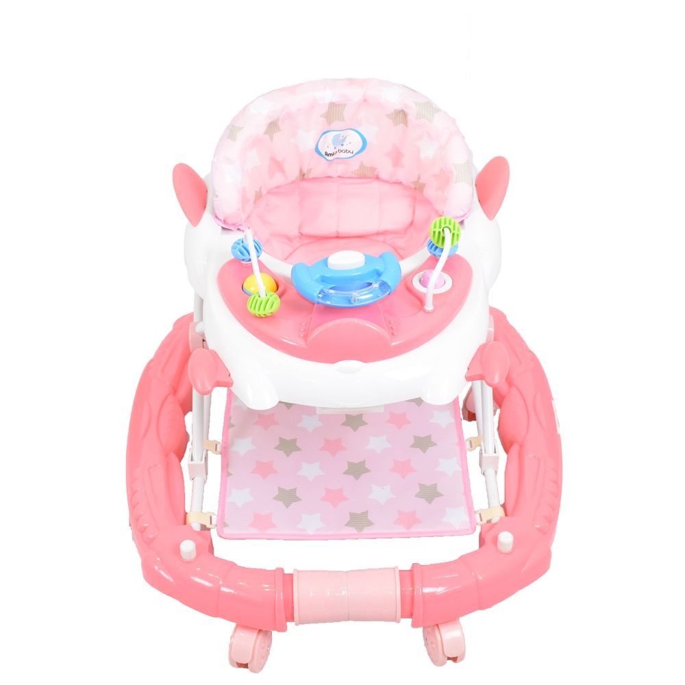 Amla Baby - Bw02P Rocket Rocking Baby Walker - Pink