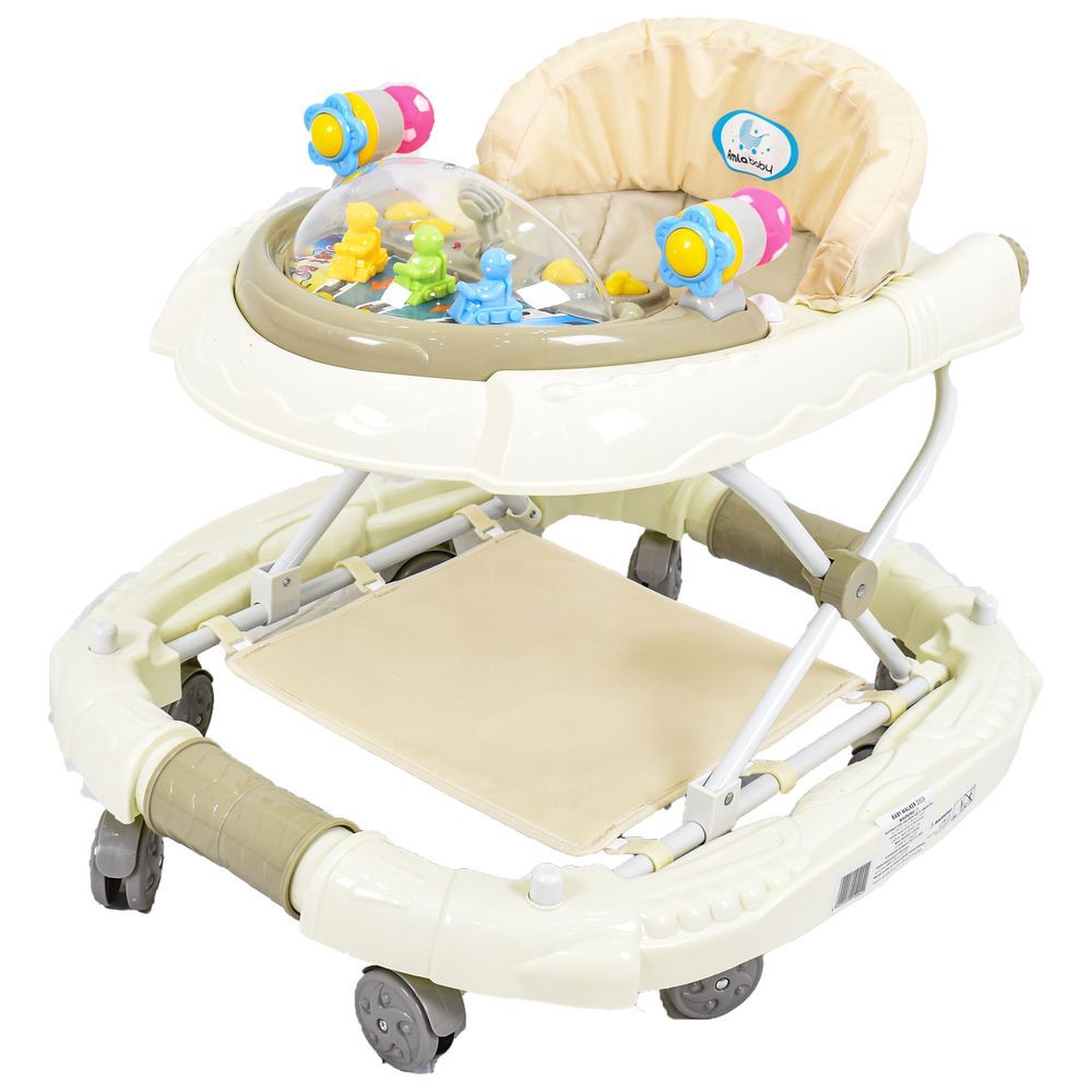 Amla Baby - Rocking Baby Walker Bw04C - Cream