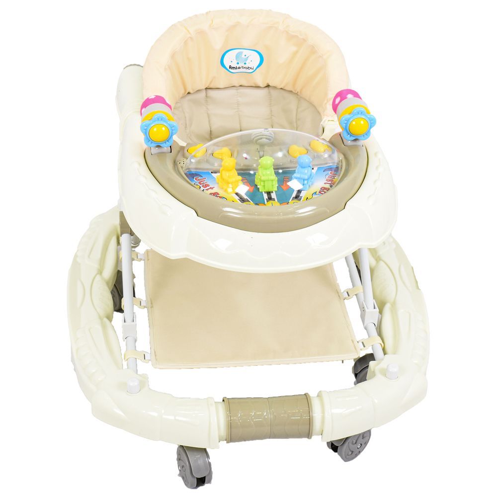 Amla Baby - Rocking Baby Walker Bw04C - Cream