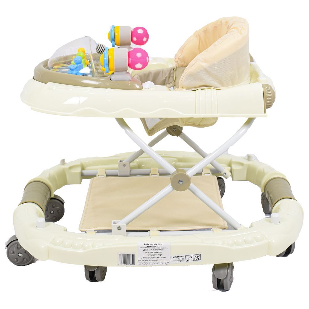 Amla Baby - Rocking Baby Walker Bw04C - Cream