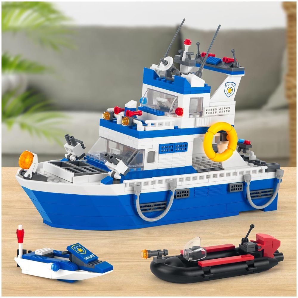 Woma - Coastal Patrol Building Blocks Set - Swat - 480 Pcs