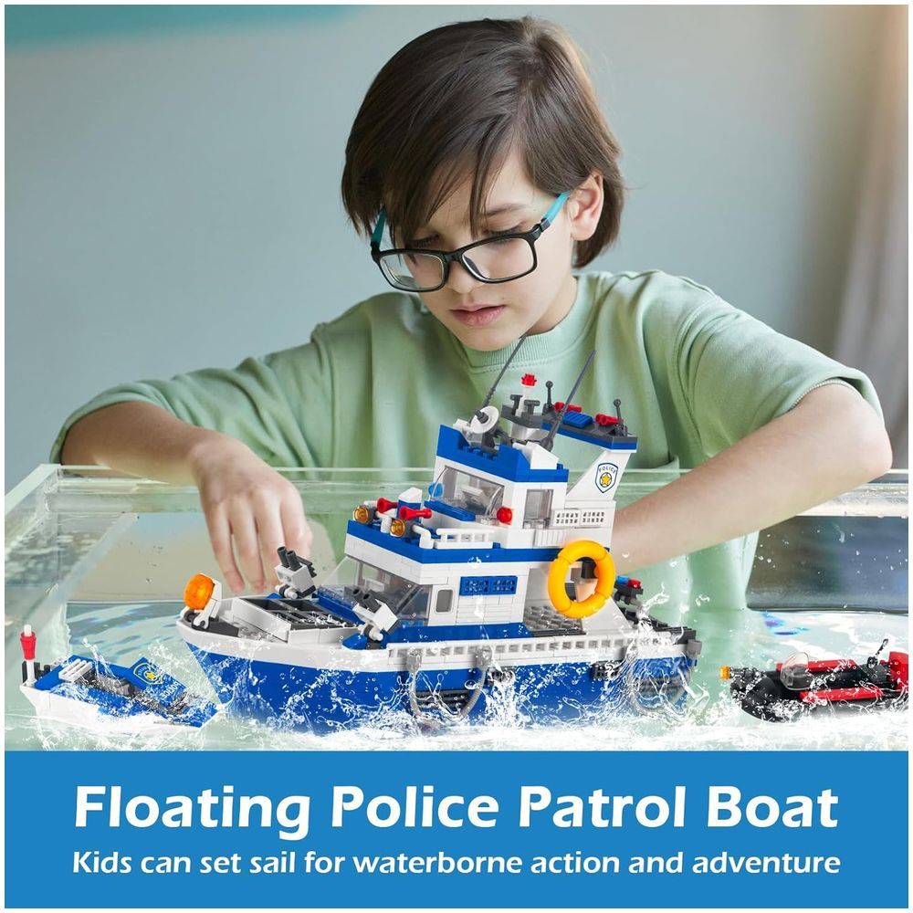 Woma - Coastal Patrol Building Blocks Set - Swat - 480 Pcs