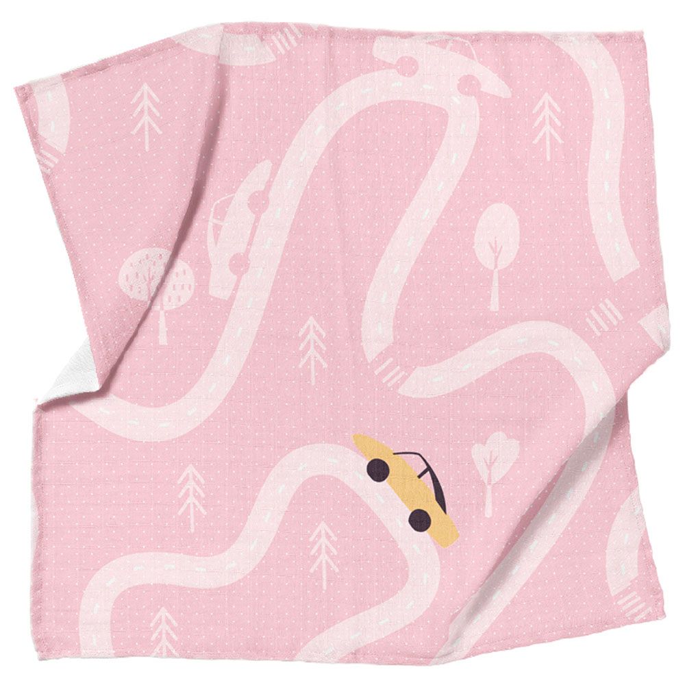 Casadora Baby - Muslin Swaddle Blanket - Pack of 3 - Happy Cars