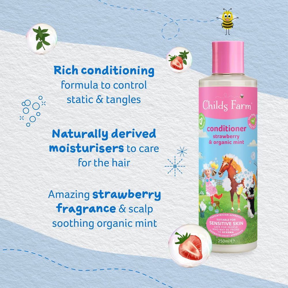 Childs Farm - Conditioner  Strawberry & Organic Mint - 500Ml