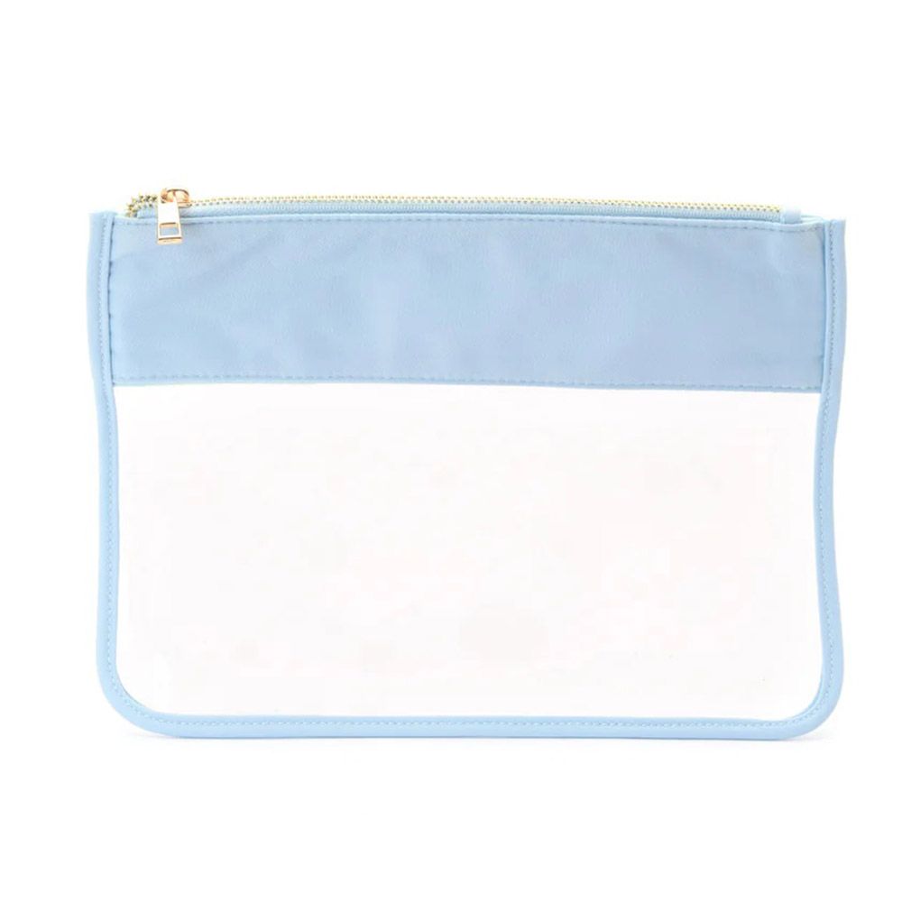 TheHappyTribe - Personalised Travel Pouch - Baby Blue