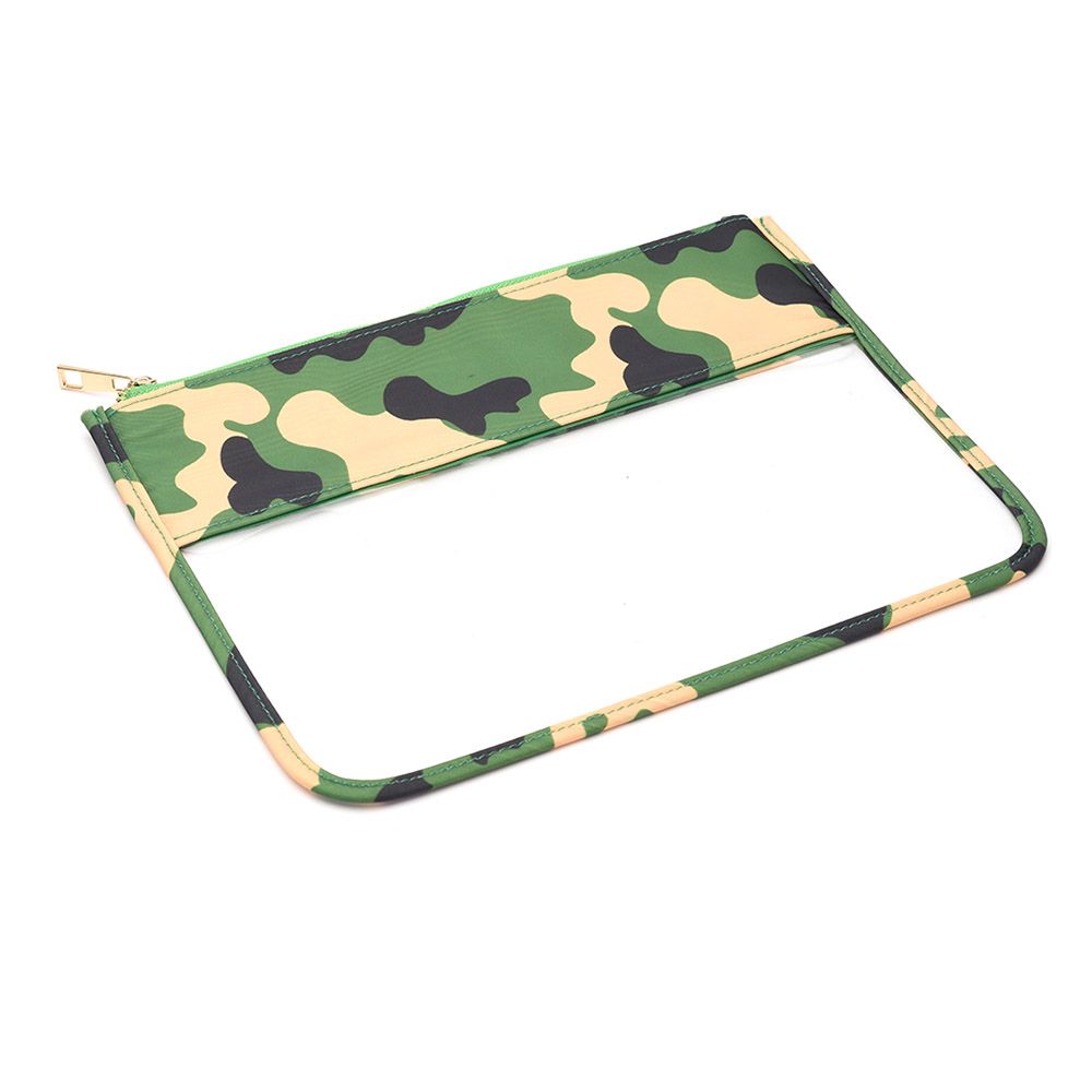 TheHappyTribe - Personalised Travel Pouch - Green Camouflage