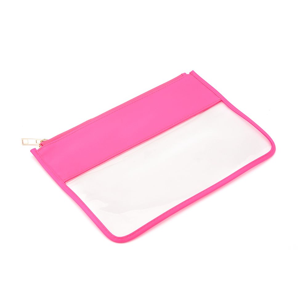 TheHappyTribe - Personalised Travel Pouch - Neon Pink