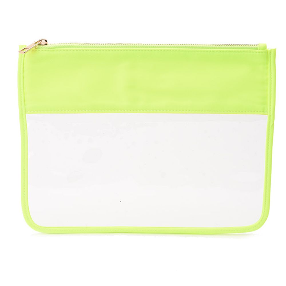 TheHappyTribe - Personalised Travel Pouch - Neon Yellow