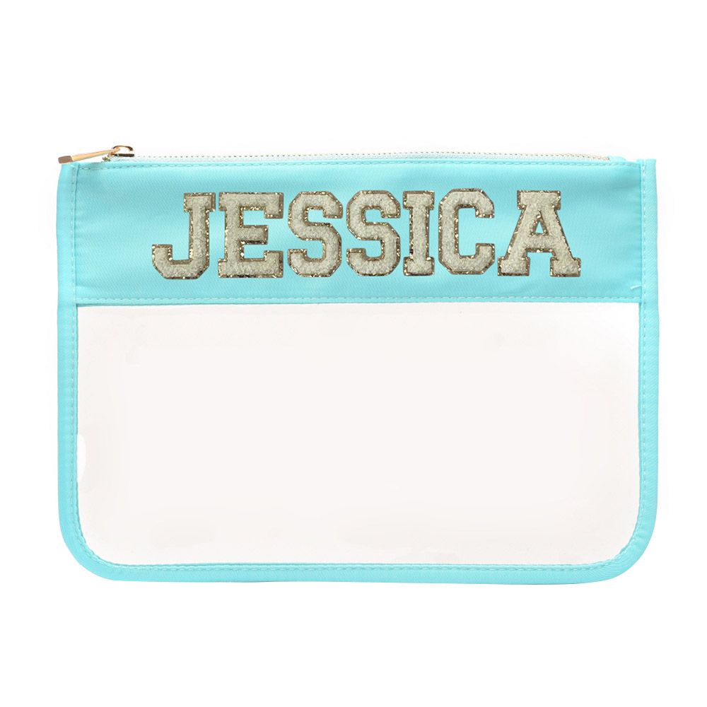 TheHappyTribe - Personalised Travel Pouch - Turquoise