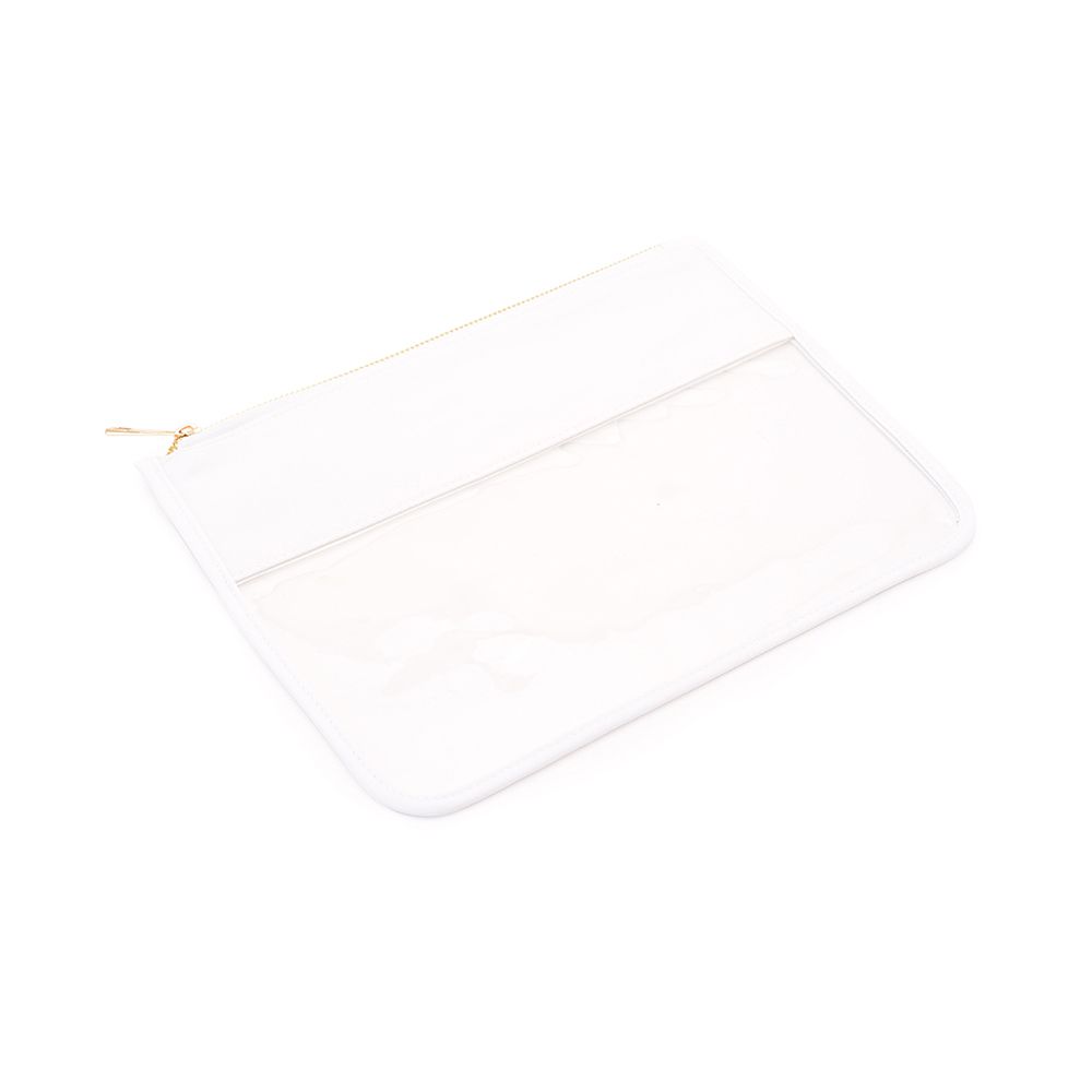 TheHappyTribe - Personalised Travel Pouch - White