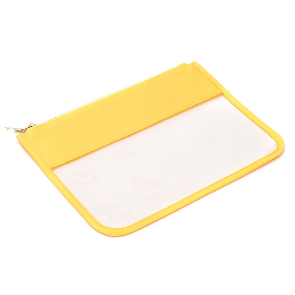 TheHappyTribe - Personalised Travel Pouch - Yellow