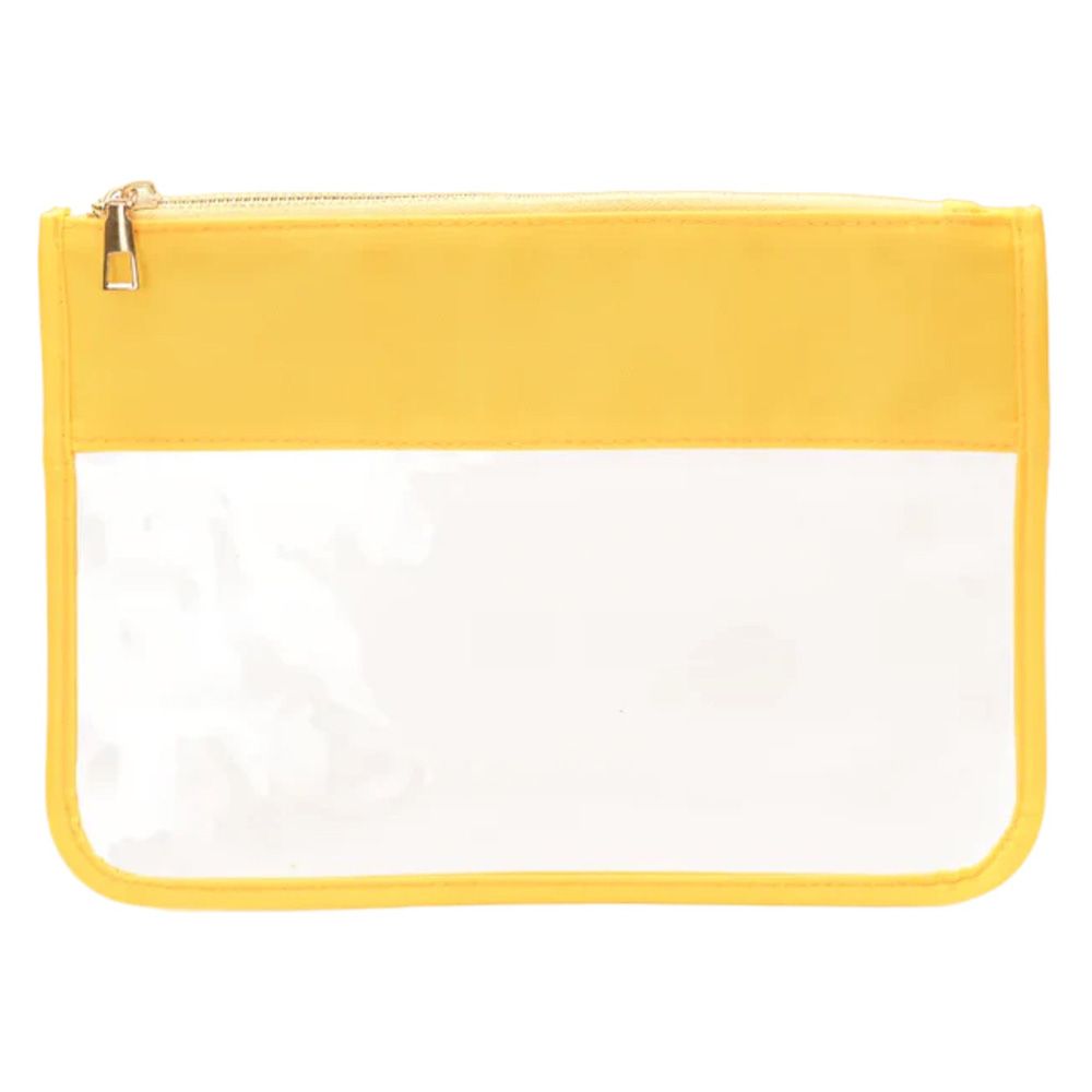 TheHappyTribe - Personalised Travel Pouch - Yellow