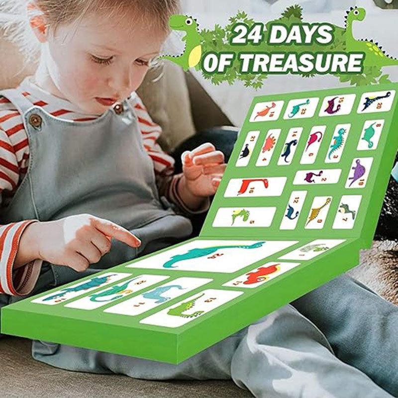 Brain Giggles - Dinosaur Advent Calendar - Green