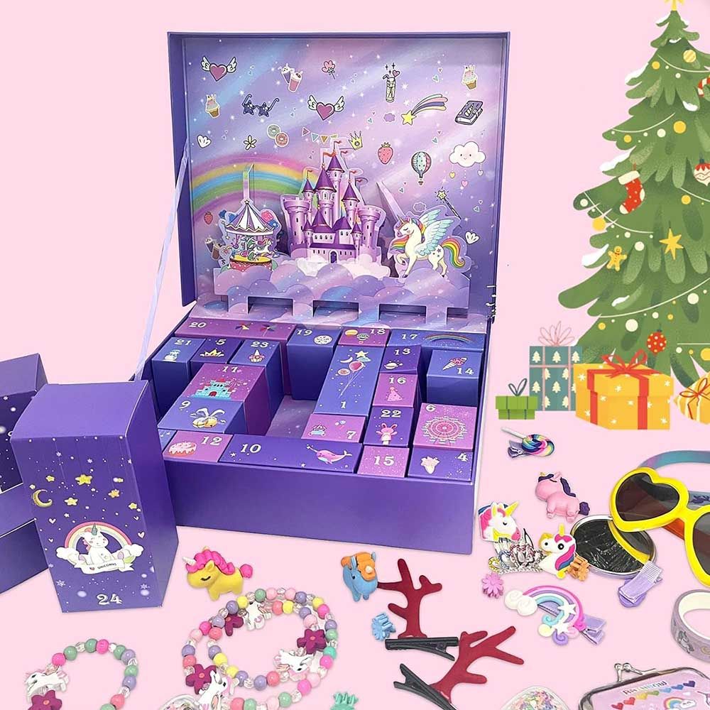 Brain Giggles - Unicorn Advent Calendar - Purple