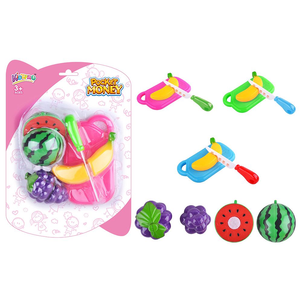 Kidzpro - Fruit & Vegetables Set - 8pcs - Color May Vary