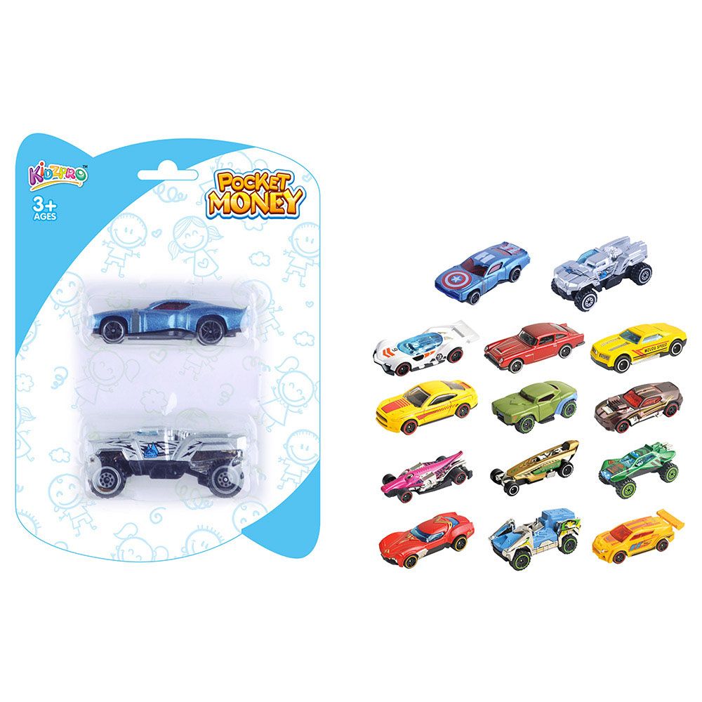 Kidzpro - Alloy Car - 2pcs - Style May Vary