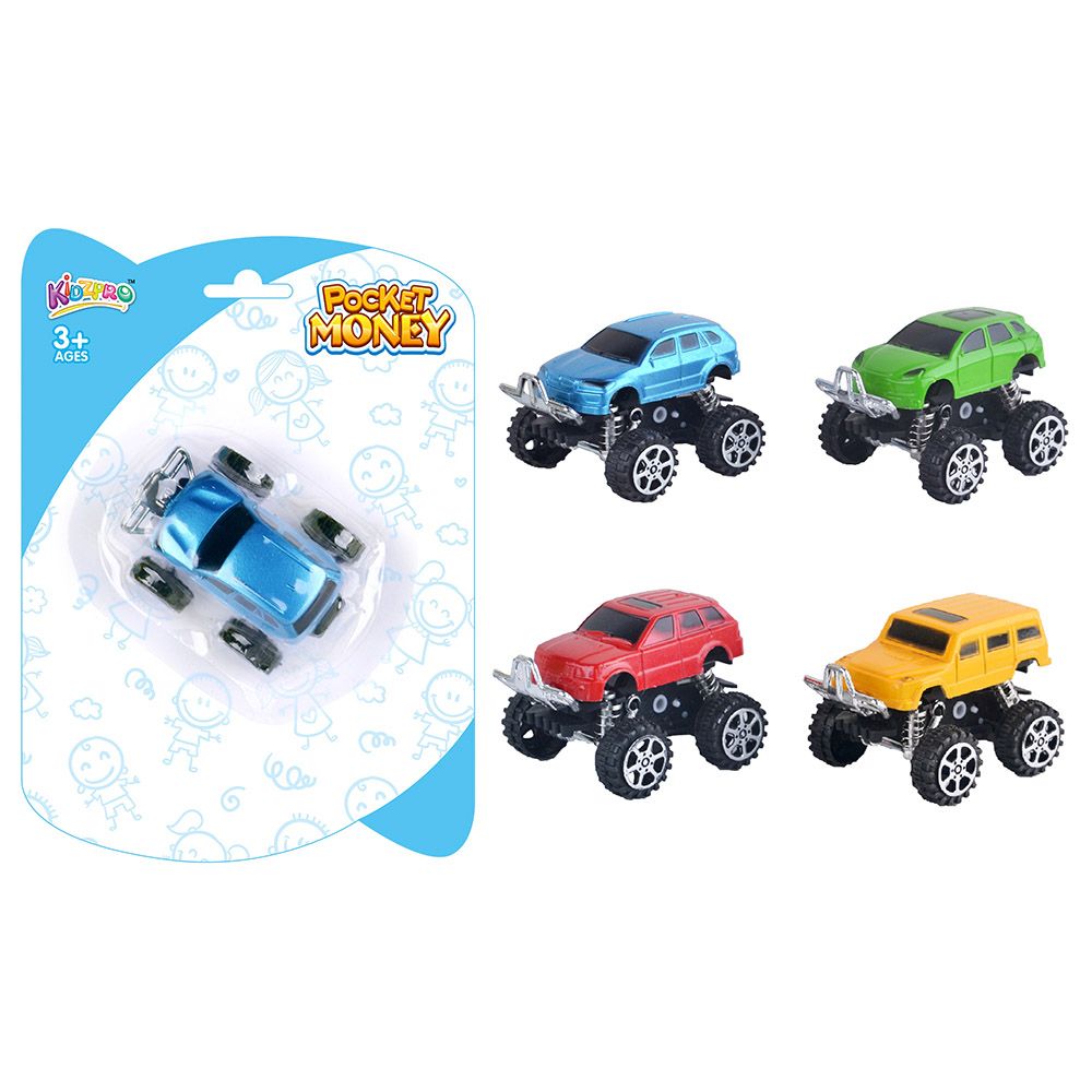 Kidzpro - Pull Back Off Road Car 1pc - Color May Vary