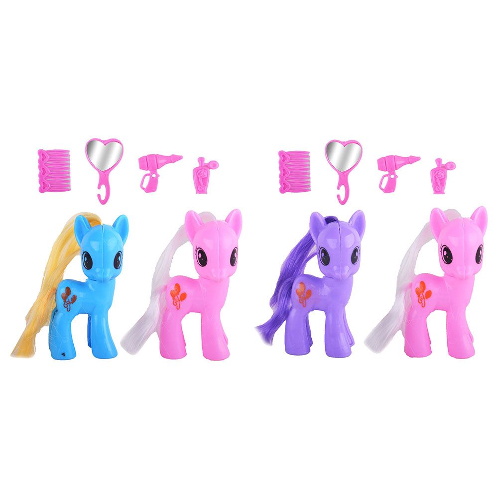 Kidzpro - Horse w/ Beauty Set - 6pcs - Color May Vary