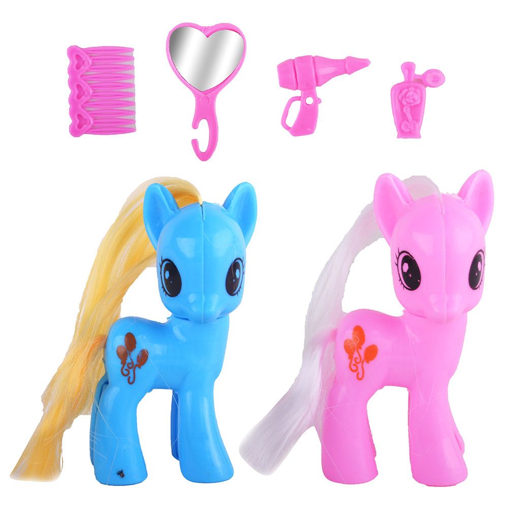 Kidzpro - Horse w/ Beauty Set - 6pcs - Color May Vary