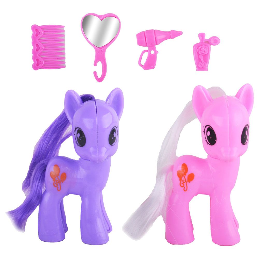 Kidzpro - Horse w/ Beauty Set - 6pcs - Color May Vary