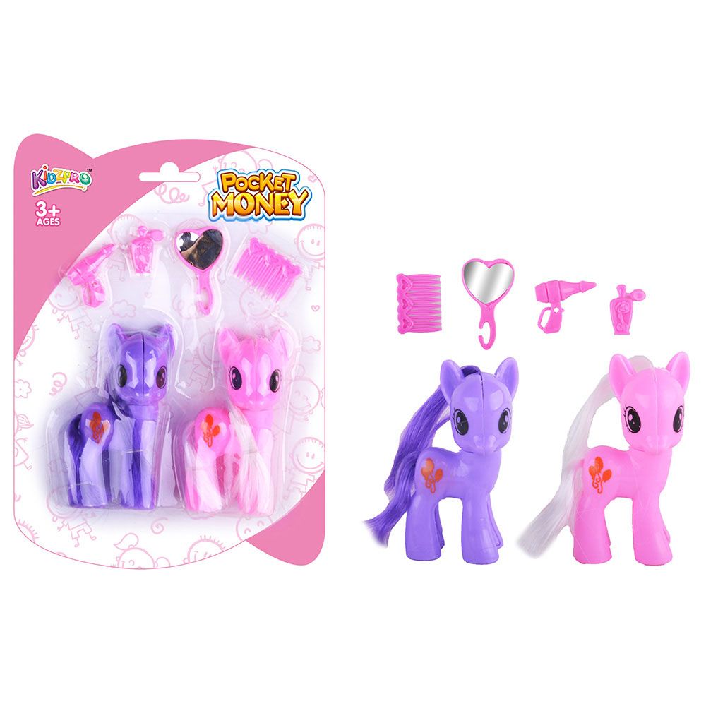 Kidzpro - Horse w/ Beauty Set - 6pcs - Color May Vary