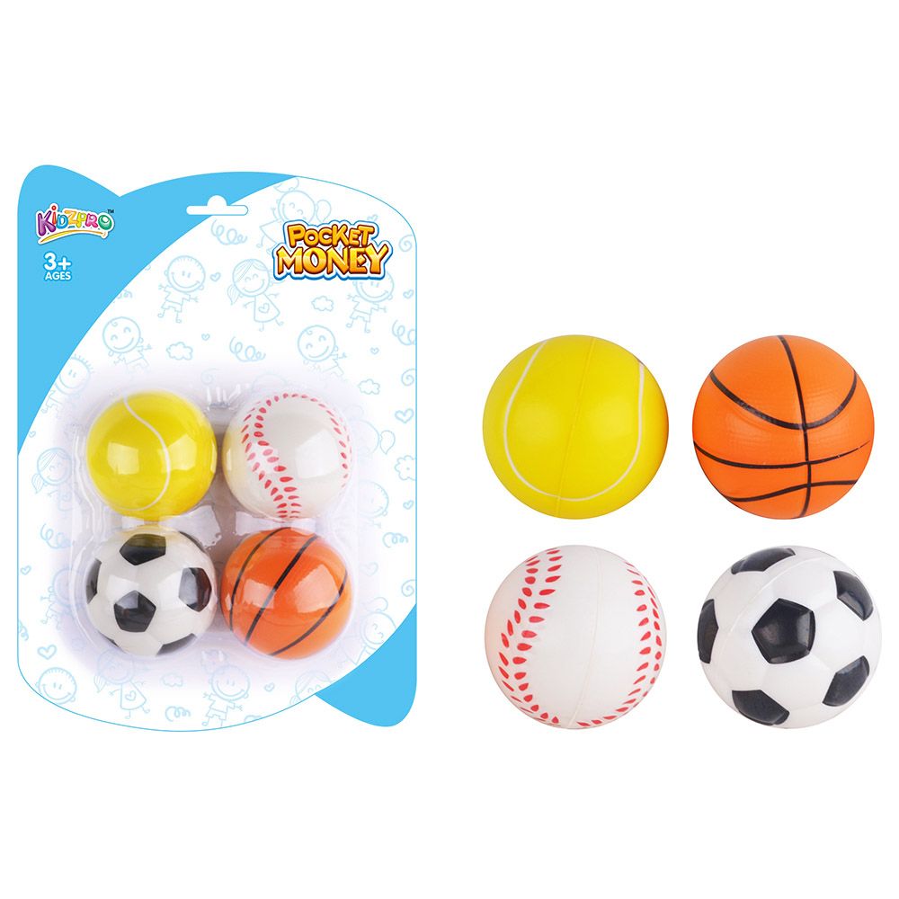 Kidzpro – PU Soft Balls - 4pcs