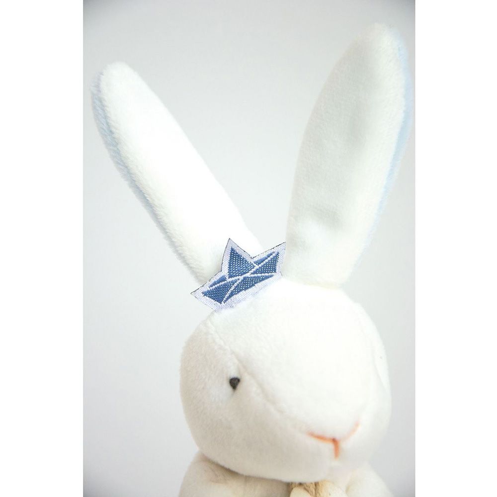 Doudou Et Compagnie - Sailor Bunny Comforting Toy - Blue - 10cm