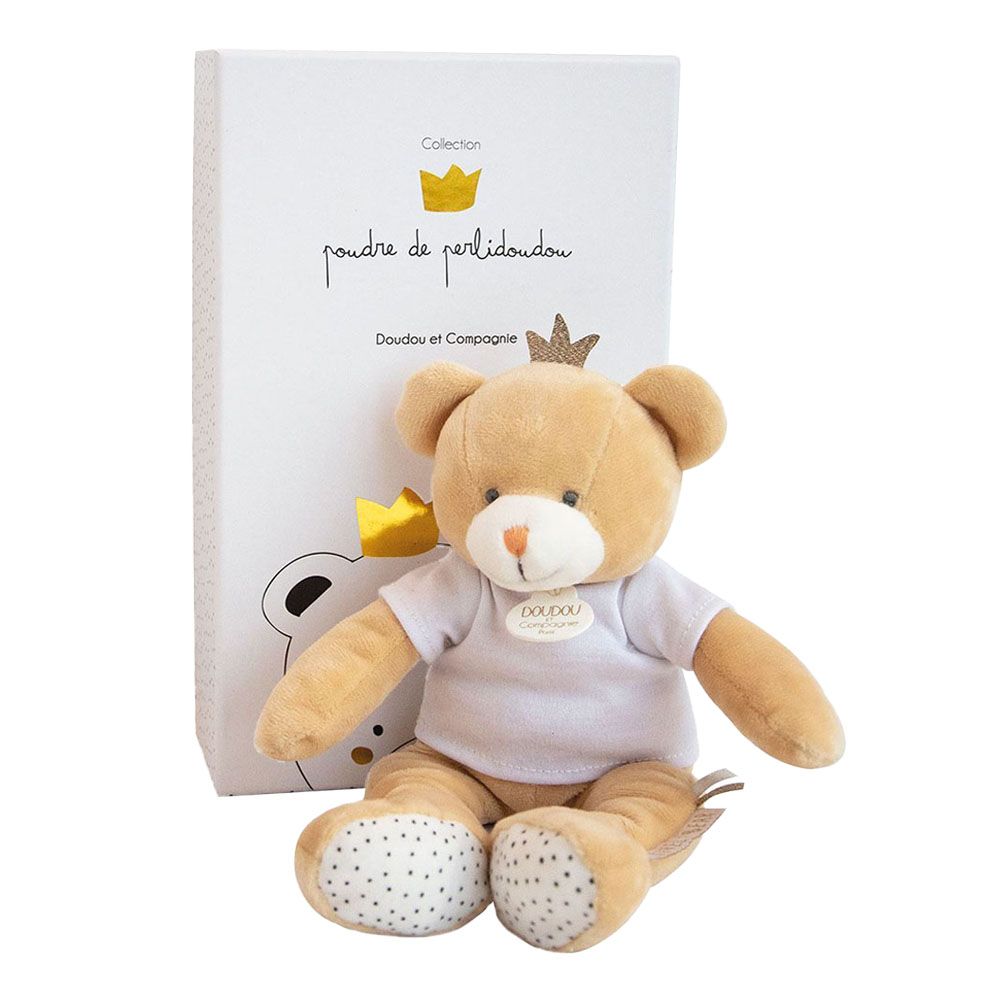 Doudou Et Compagnie - Prince Bear - Beige - 25cm