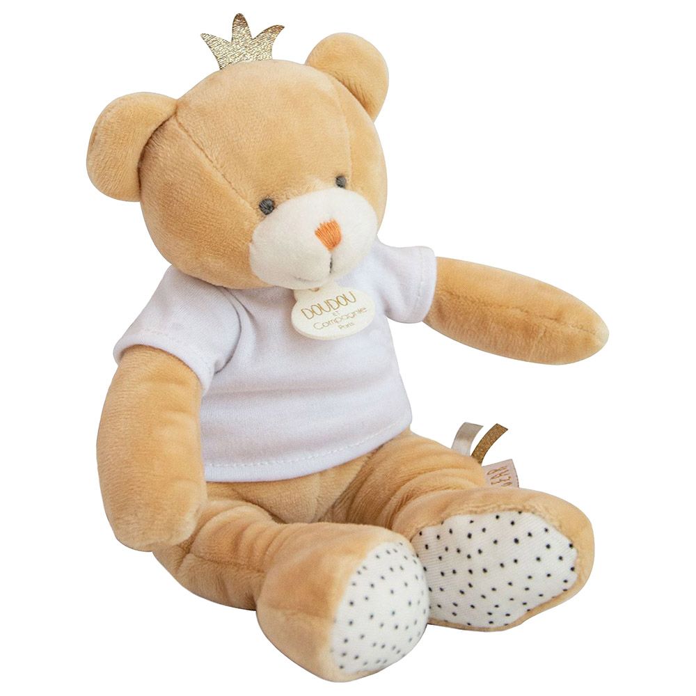 Doudou Et Compagnie - Prince Bear - Beige - 25cm